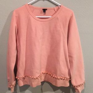 Cute pastel pink J. Crew sweater